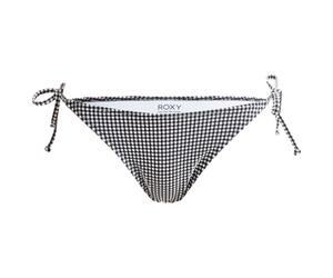 Roxy - Women's Gingham Cheeky Ties - Bikini bottom size XXL, grey