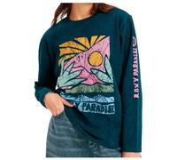 Roxy - Women's Hangloose Washed L/S - Longsleeve size XS, blue