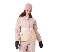 Roxy Women's High Ridge Hoodie Snowboard 10k Waterproof, Insulated Ski Jacket Snow, Rose Combo, Large