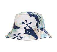 Roxy Womens Jasmine Paradise Reversible Bucket Hat, Vintage Indigo Archive Roxy, S/M