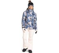 Roxy Women's Jetty Block 10k Waterproof, Insulated Snow Jacket, Pfas-Free, Recycled Fabric, Wild Wind Dark Night, L
