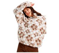 Roxy - Women's Jive Talking Bonded - Fleece jumper size S, brown