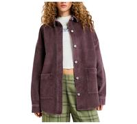 Roxy - Women's corduroy overshirt - Kick Back Washed Cord Shirt Huckleberry for Women - Size M - Purple Purple M