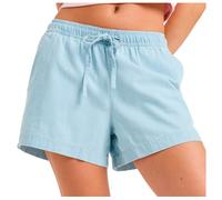 Roxy Denim Short Elastic Waist LEKEITIO Break MID Denim Young Womens Blue S
