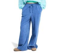 Roxy Lekeitio Knit - Easy Wear Pull On Corduroy Trousers - Women - Blue