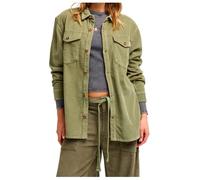 Roxy - Women's Let It Go Cord - Shirt size S, olive