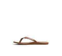 Roxy Women's Liza Flip Flop Sandal, Tan/Brown 21, 5 UK