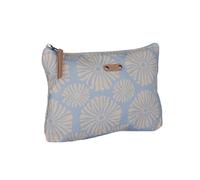 Roxy Women's Makeup Bag | Storage Case | Cosmetics | Reusable | Lightweight | Accessories, Pouch-Chambray Tropical Tile, One Size
