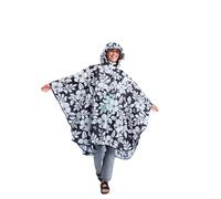 Roxy Midnight Rain Poncho Grey Woman
