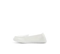 Roxy Women's Minnow Slip on Sneaker Shoe Loafer Flat, Bright White, 7 UK