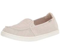 Roxy Women's Minnow Slip on Sneaker Shoe Loafer Flat, Oatmeal, 7 UK