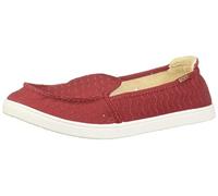 Roxy Women's Minnow Slip on Sneaker Shoe, Red Exc, 3.5 UK