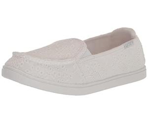Roxy Women's Minnow VII Loafer Flat, Alloy/White 231, 5 UK