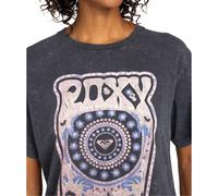 Roxy Womens Moonlight Sunset Short Sleeve T-Shirt Cotton Top Tee - Phantom - XS