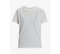ROXY - Womens Oceanregular Art T-Shirt - Egret - Casual Short Sleeve Tee