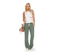 Roxy Women's Oceanside Pant Casual, Olive, L x 32L
