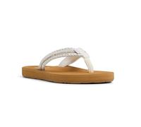 Roxy Women's Porto Iv Flip-Flop, Silver, 7 UK