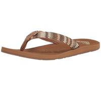 Roxy Women's Porto Raffia Sandal, Fall Leaf Multi, 4 UK