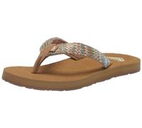Roxy Women's Porto Sandal Flip Flop, Multi/Olive 241, 7