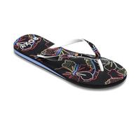Roxy Women's Portofino Iii Sandal, Black Multi Camo, 6 UK