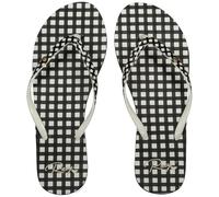 Roxy Women's Portofino Sandal, Black White Checker, 6 UK