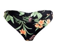 Roxy - Women's Print Beach Classics Cheeky - Bikini bottom size M, black