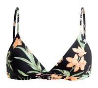 Roxy - Women's Print Beach Classics Fixed Tri - Bikini top size XL, black