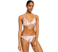 Roxy Womens Printed Beach Classics 2 Piece Bikini Set - White Tropical - XS
