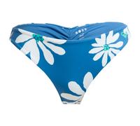 Roxy Printed Essentials Cheeky - Women Blue Cheeky Coverage Bikini Bottoms