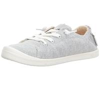 Roxy Women's Rory Slip on Sneaker Loafer Flat, Grey Ash, 8 UK