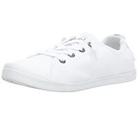 Roxy Women's Rory Loafer Flat, White/White, 3.5 UK