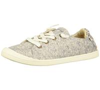 Roxy Women's Rory Slip on Sneaker Loafer Flat, Heather Grey, 5 UK