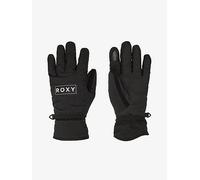Roxy Womens Skiing Freshfield Gloves, Black, Size M, Women Black