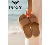 Roxy Womens Sliders Tan Brown Suede Leather Platform Slip On Sandals UK 3 - 8