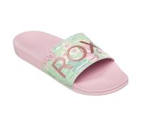 Roxy Women's Slippy Knit Flip-Flop, Wheat/Turkish Coffee, 8 UK