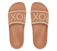 Roxy Womens Slippy Knit Slide Flip Flop Sandal Wheat/Turkish Coffee Size UK 6