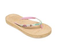 Roxy Women's South Beach Iii Sandal, Green Pink, 7.5 UK