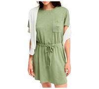 Roxy Sunny Expedition Solid - Women Green Tied T-Shirt Dress