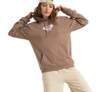 Roxy Pullover Hoodie SURF STOKED HOODIE TERRY Young Womens Brown M