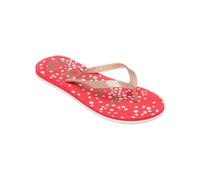 Roxy Women's Tahiti VII Flip-Flop, Red/Gold, 7 UK