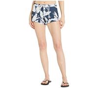 Roxy Women's to Dye 2 Inch Boardshort Board Shorts, Mood Indigo Flying Flowers, Medium