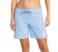 Roxy Women's Board 7" Inseam - Quick Dry Swim Shorts, Swimsuit Bottom, Bikini Cover Up, Beachwear, Bel Air, S