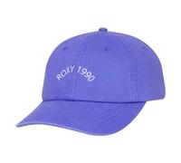 Roxy Women's Toadstool Baseball Hat - Recycled Cotton Twill, 6-Panel J Shape, Curved Bill, Embroidered Logo, Amparo Blue, One Size