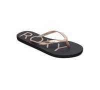 Roxy Women's Viva Sparkle Sandal, Black/Gold, 3 UK