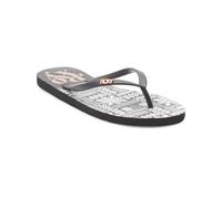 Roxy Women's Viva Stamp Sandal, Armor White Black, 7 UK