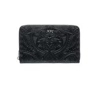 Roxy Women's Wallet | ID Window | Passport Window | Zip Closure | Card Slots | Travel | Everyday Carry | Faux Leather, Back in Brooklyn Zip Around - Anthracite, Back in Brooklyn Zip Around, Wristlet