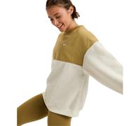 Roxy Waves Of Warmth Layered - Women White Sport Polar Fleece