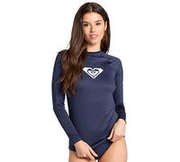 Roxy Erjwr03547 Whole Hearted Long Sleeve Rash Guard Blue M Woman