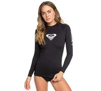 Roxy Young Women Whole Hearted Ls Rash Guard Shirt, Black, S EU
