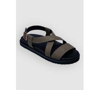 Roxy Zaho Crossed Sandals oil green 9.0